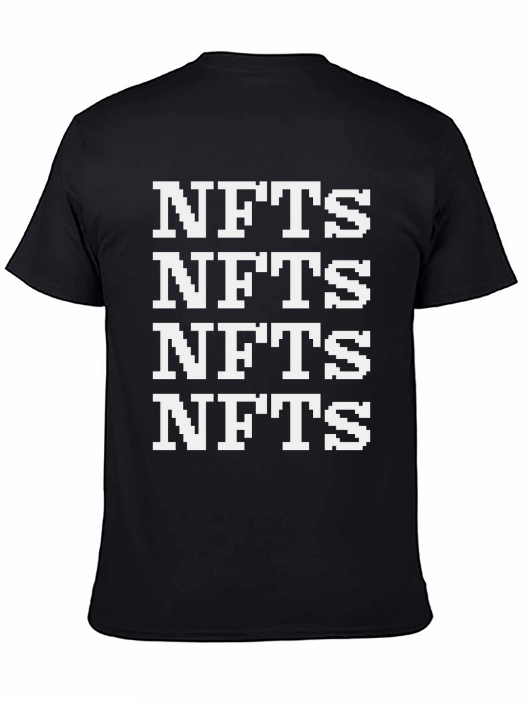 NFTs Graphic T-Shirt - Black Cotton Tee