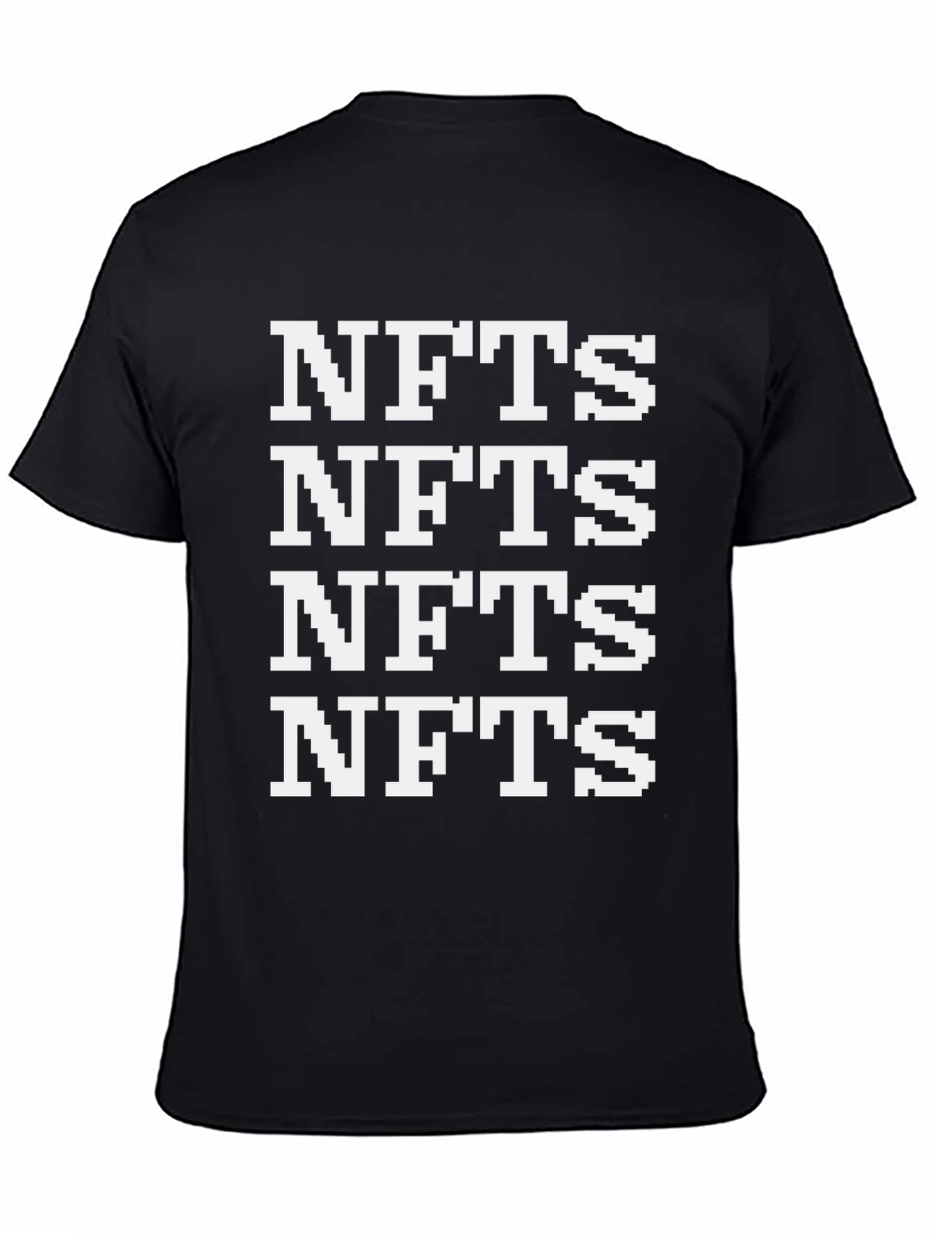 NFTs Graphic T-Shirt - Black Cotton Tee