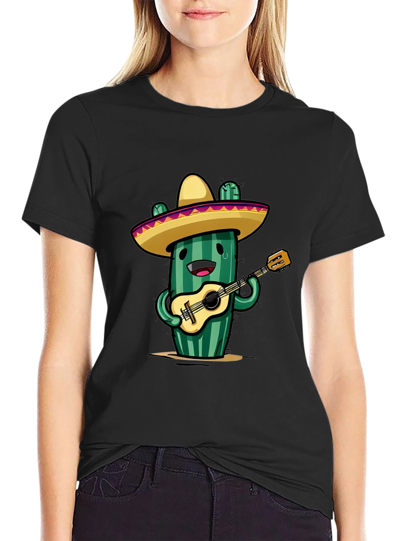 Cactus Guitar Player T-Shirt