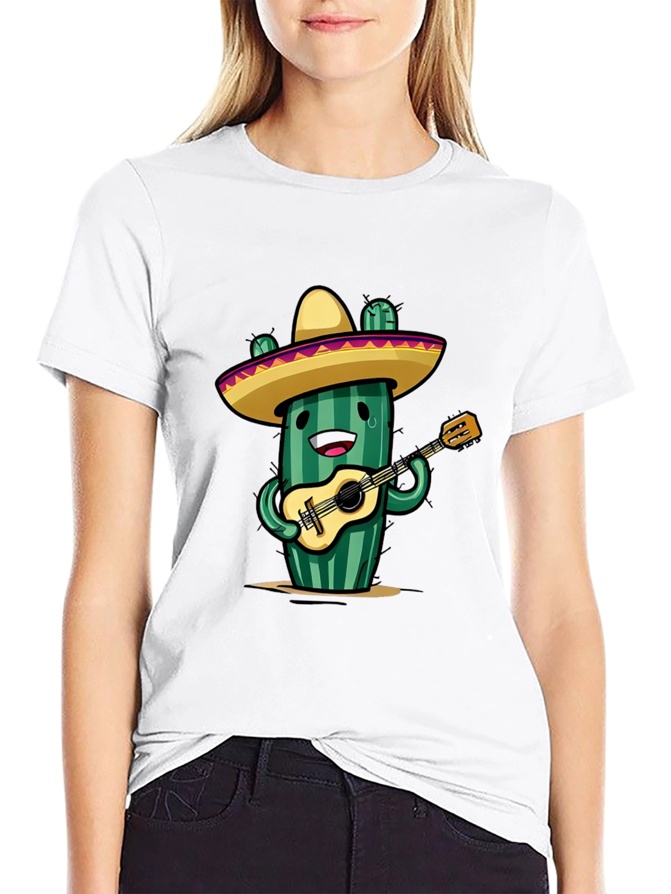 Cactus Guitar Player T-Shirt
