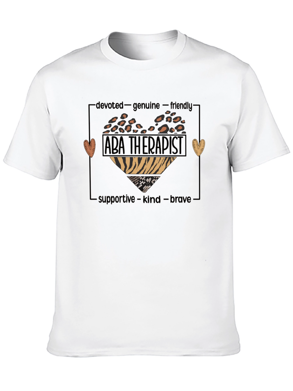 ABA Therapist Heart Graphic Tee
