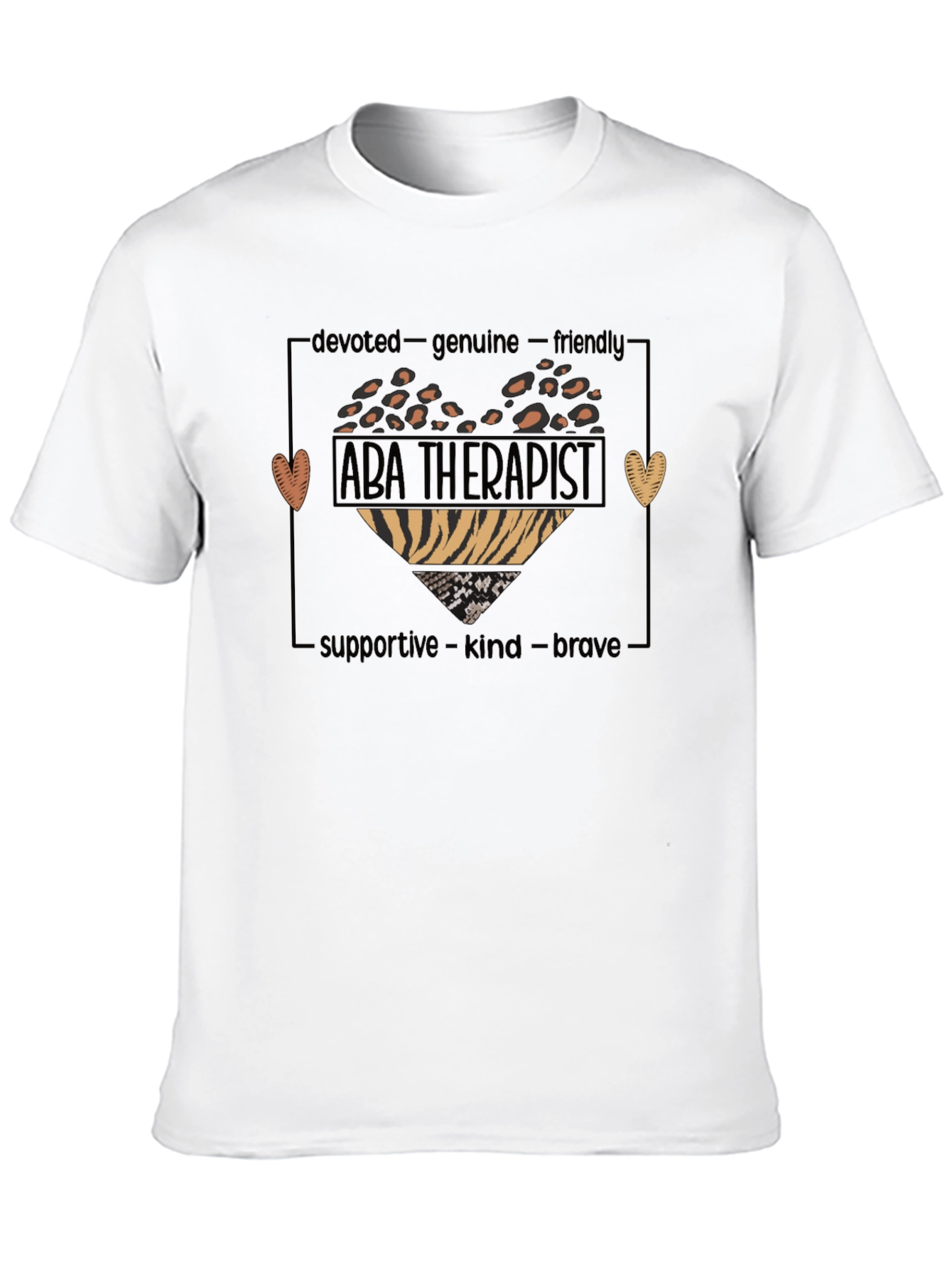 ABA Therapist Heart Graphic Tee