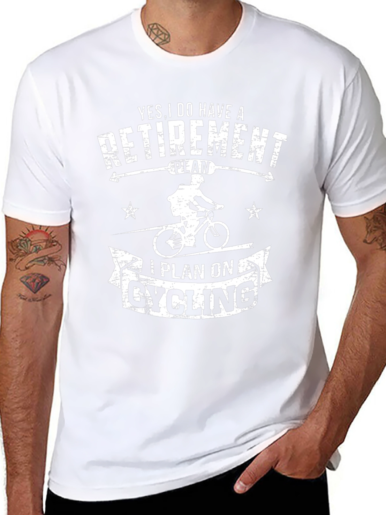 Retirement Cycling Plan Graphic T-Shirt