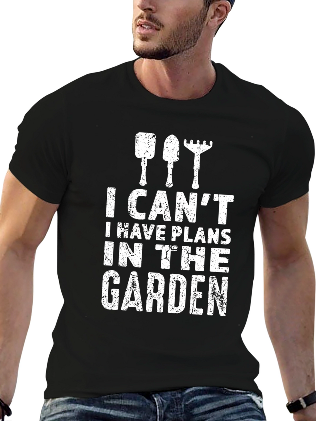 Gardening Plans T-Shirt: I Cant Garden Design