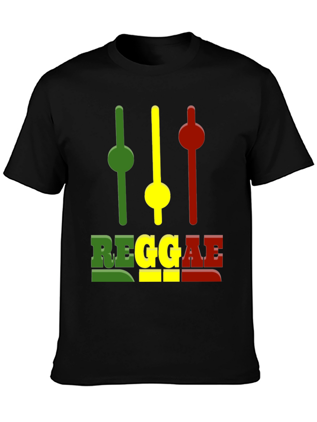 Reggae Graphic Tee - Black T-Shirt
