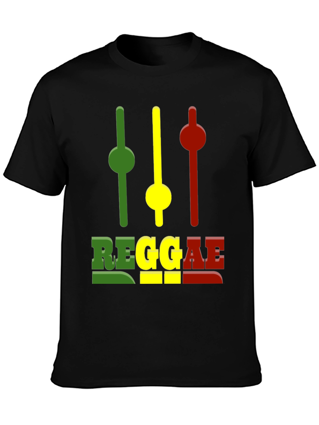 Reggae Graphic Tee - Black T-Shirt