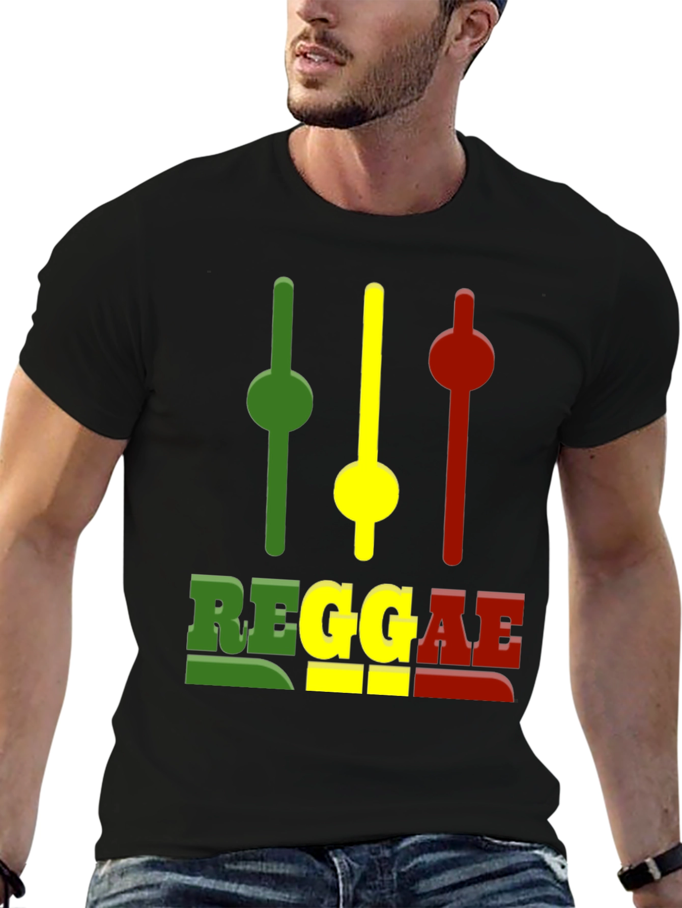 Reggae Graphic Tee - Black T-Shirt