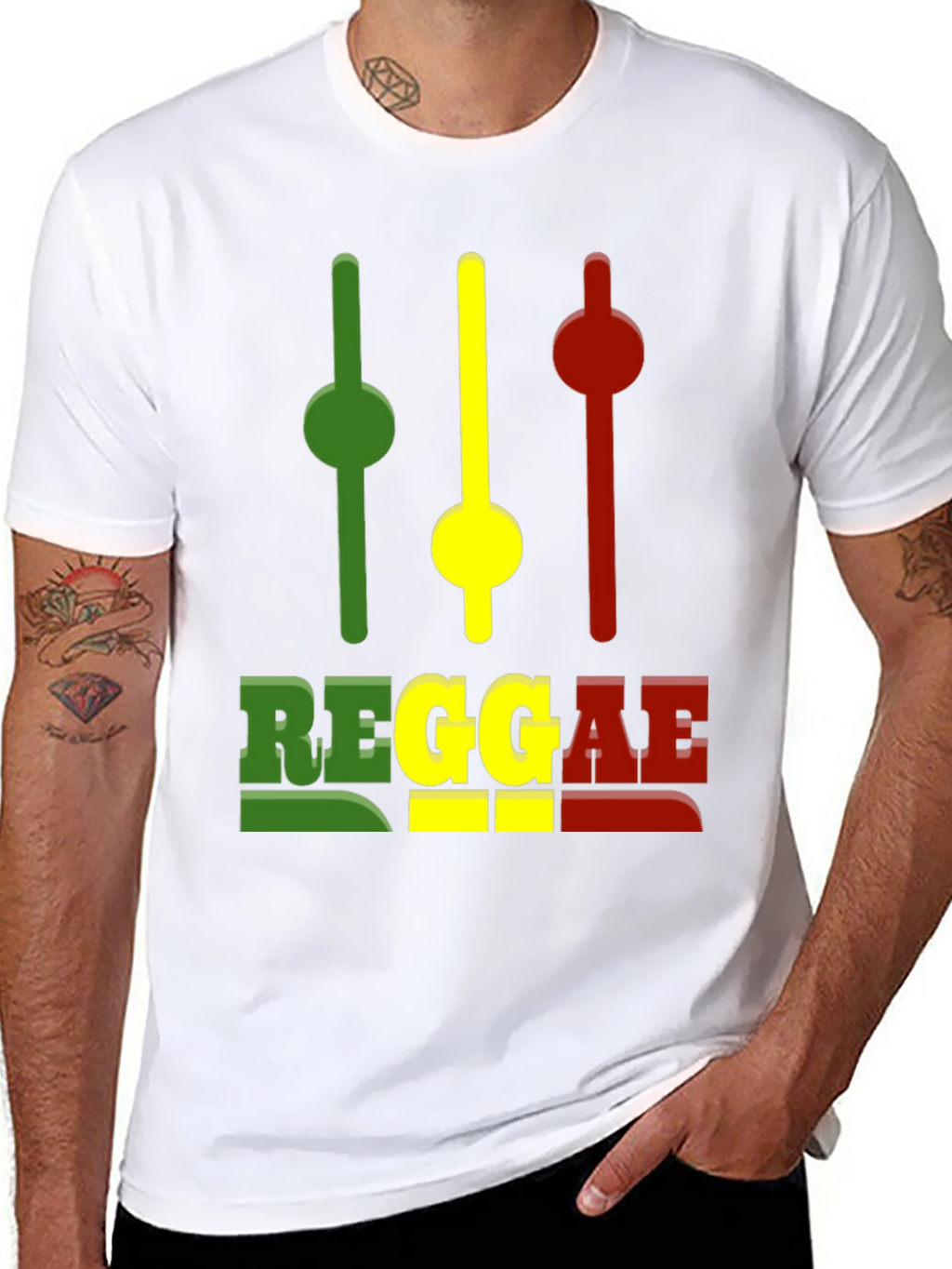 Reggae Graphic Tee - Black T-Shirt