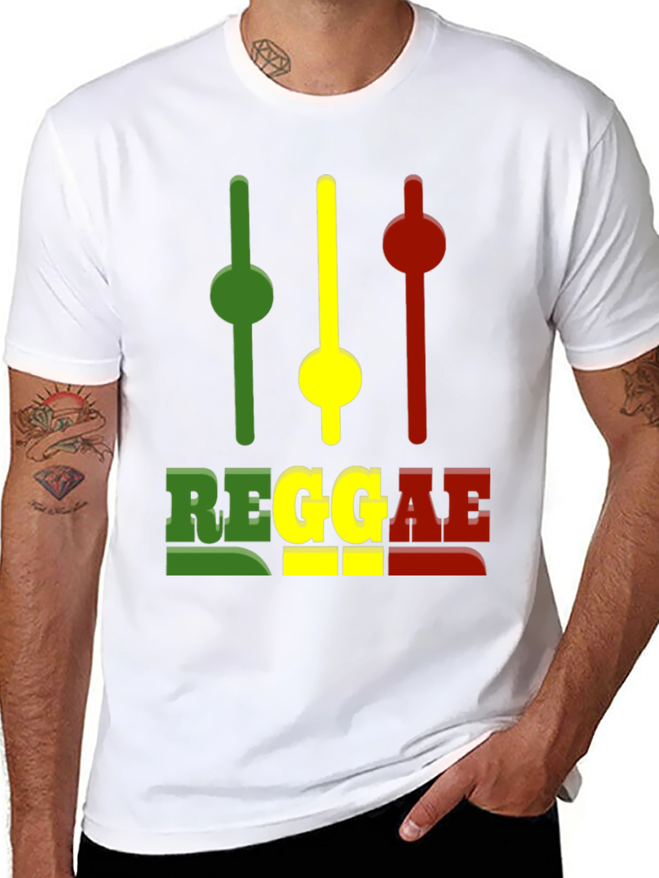 Reggae Graphic Tee - Black T-Shirt