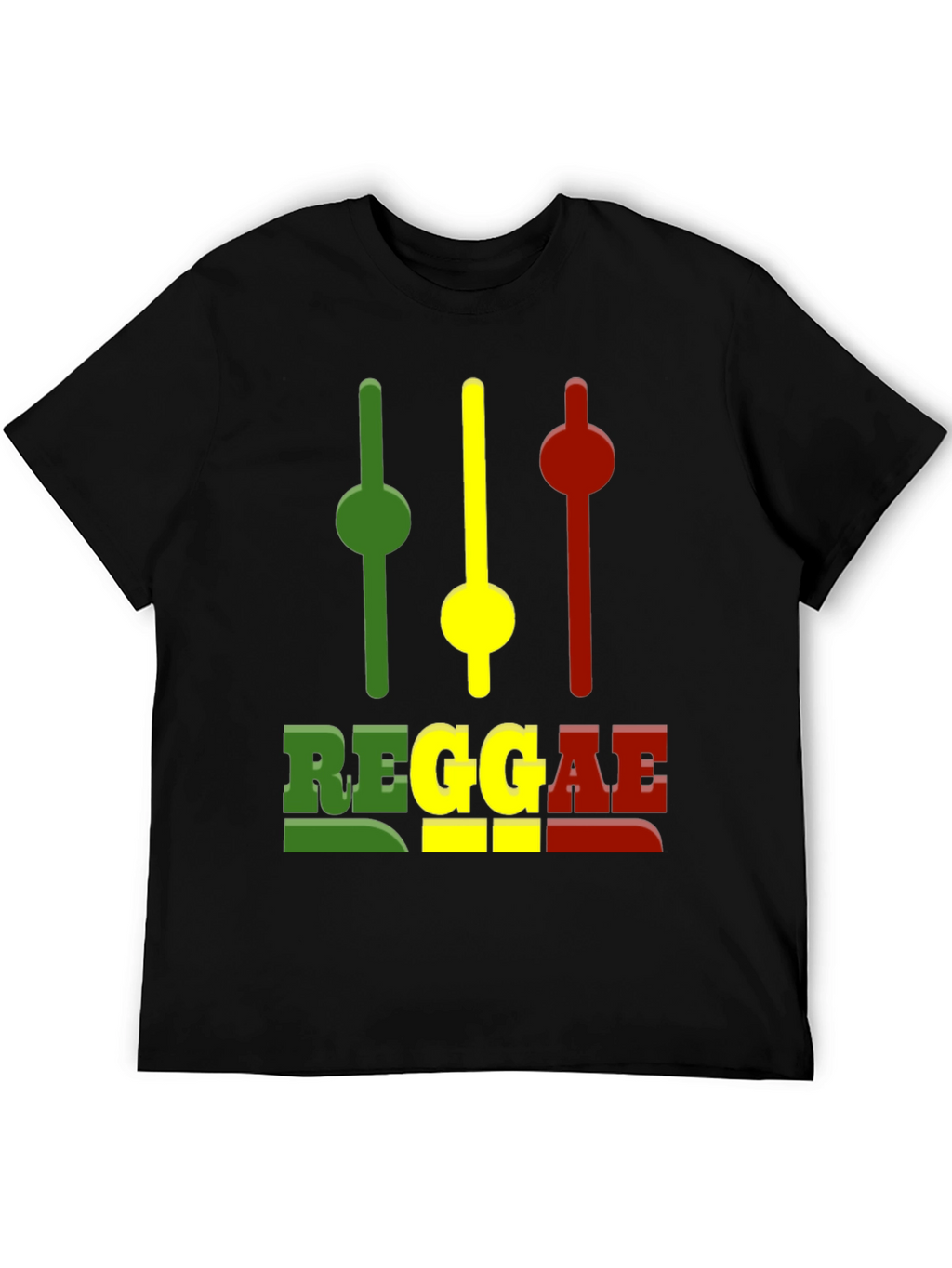 Reggae Graphic Tee - Black T-Shirt