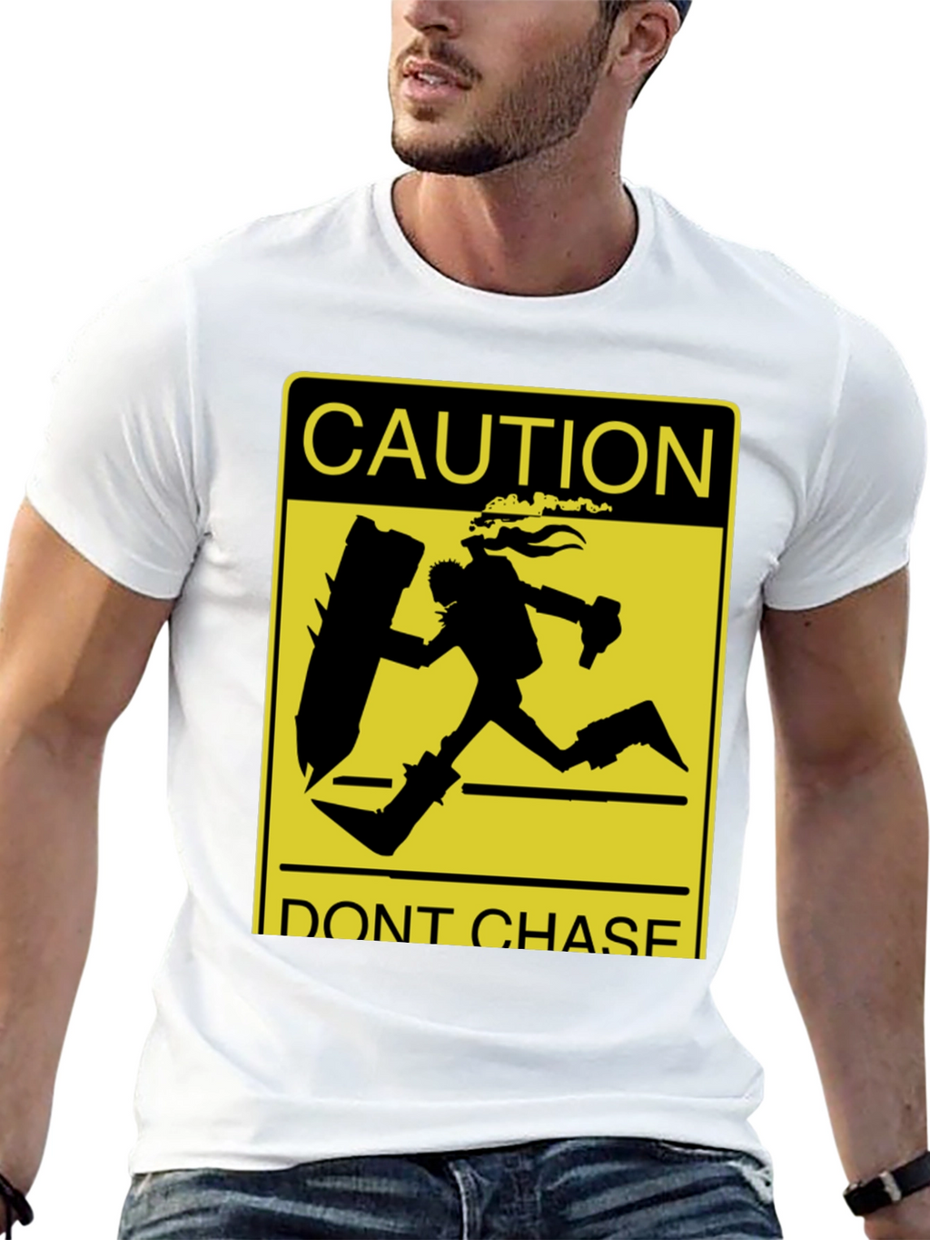 Caution Dont Chase Funny Video Game T-Shirt