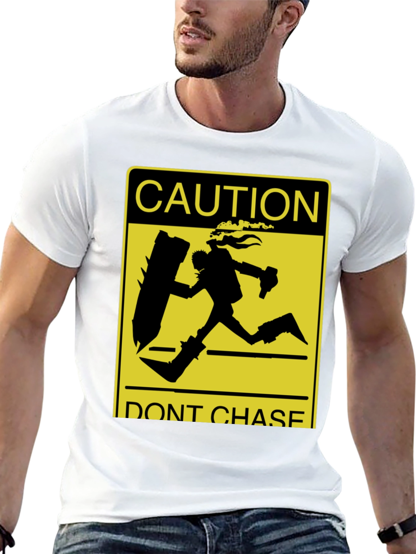 Caution Dont Chase Funny Video Game T-Shirt