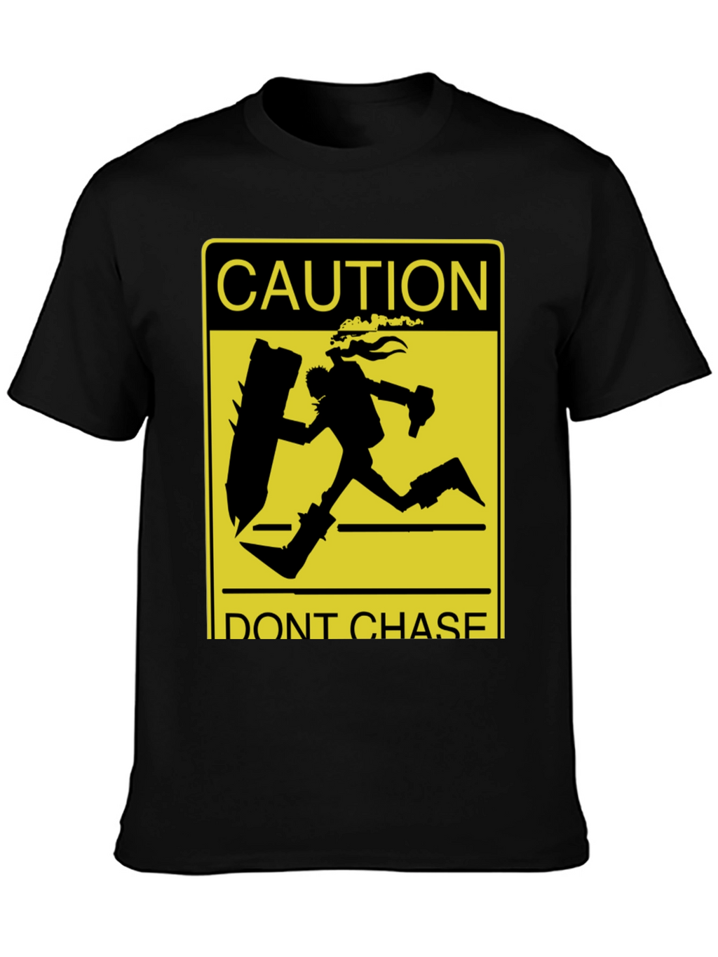 Caution Dont Chase Funny Video Game T-Shirt