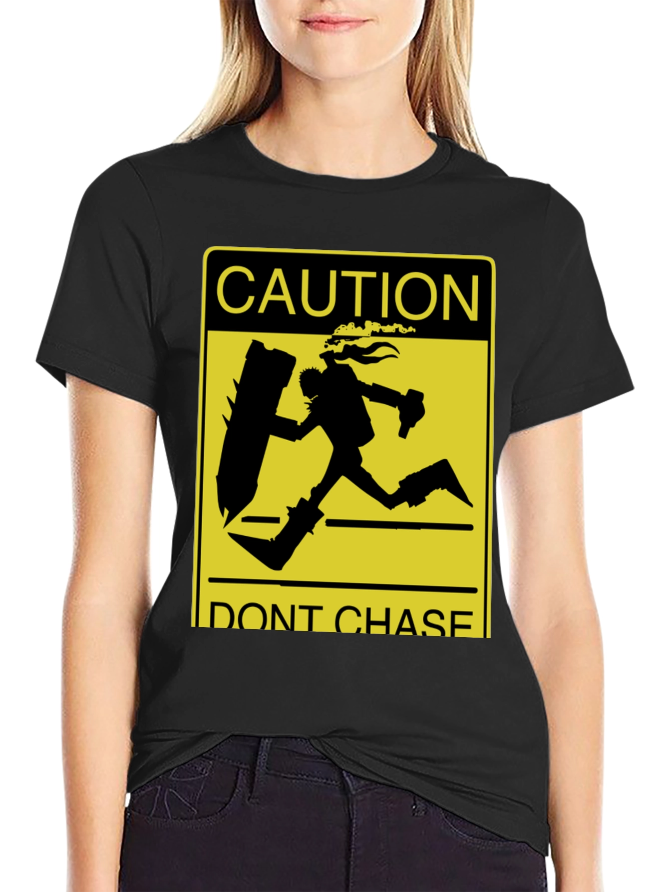 Caution Dont Chase Funny Video Game T-Shirt
