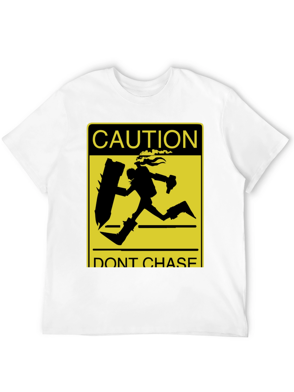 Caution Dont Chase Funny Video Game T-Shirt