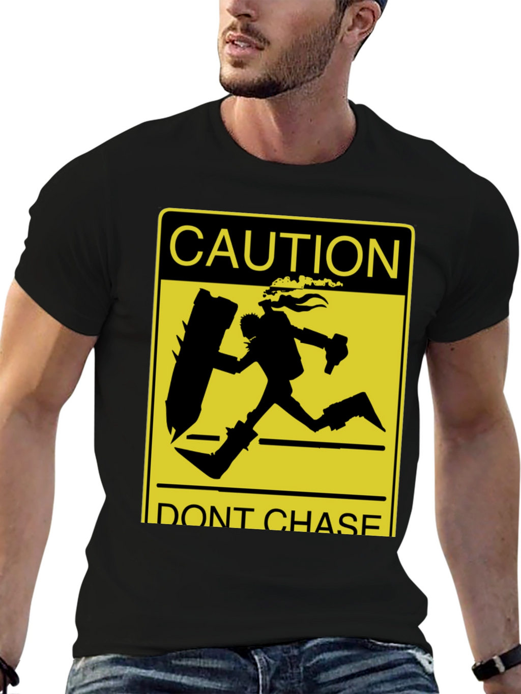 Caution Dont Chase Funny Video Game T-Shirt