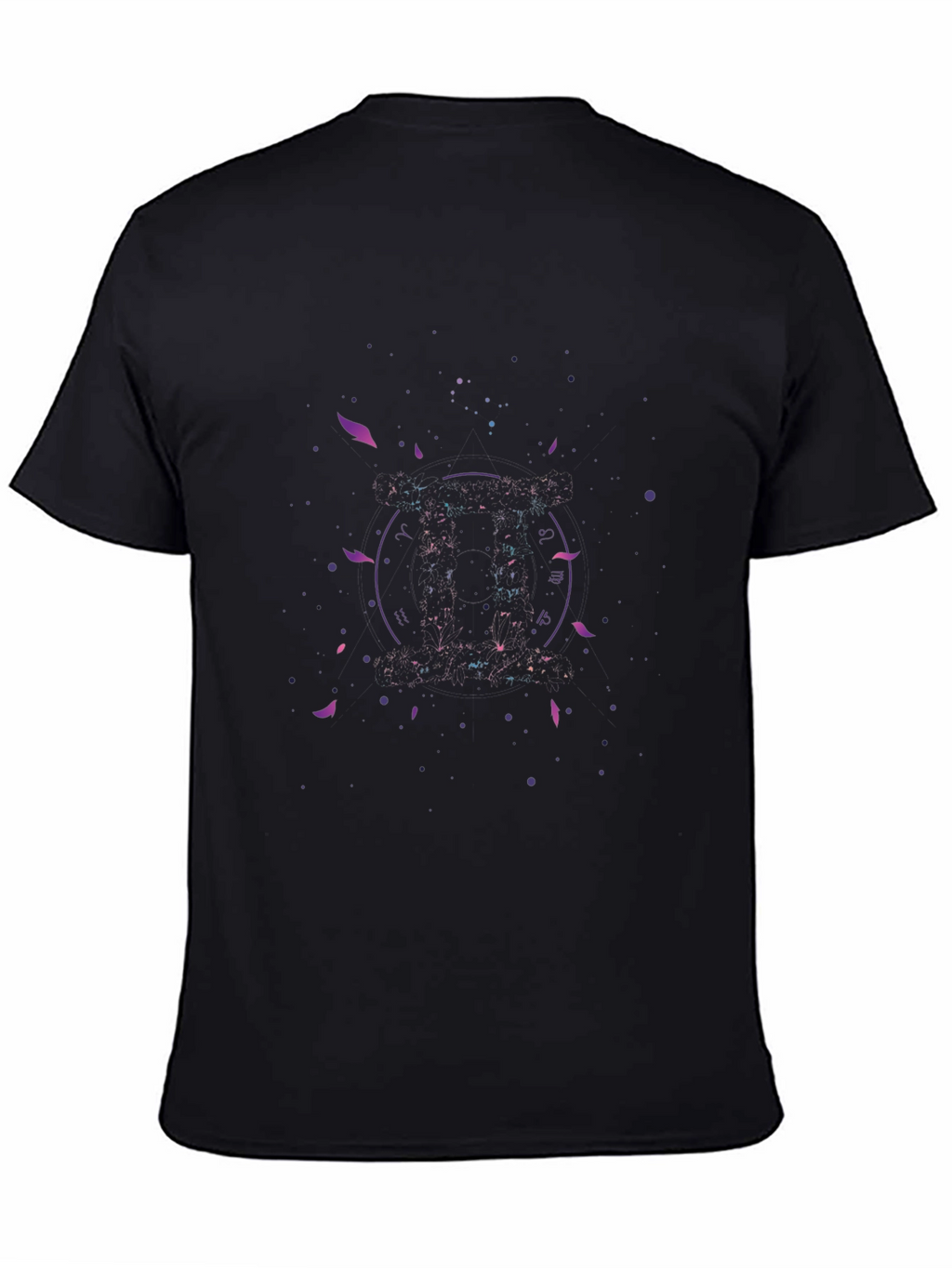 Cosmic Zodiac Black T-Shirt
