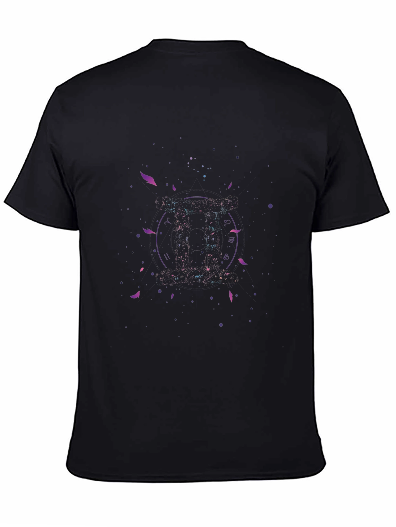Cosmic Zodiac Black T-Shirt