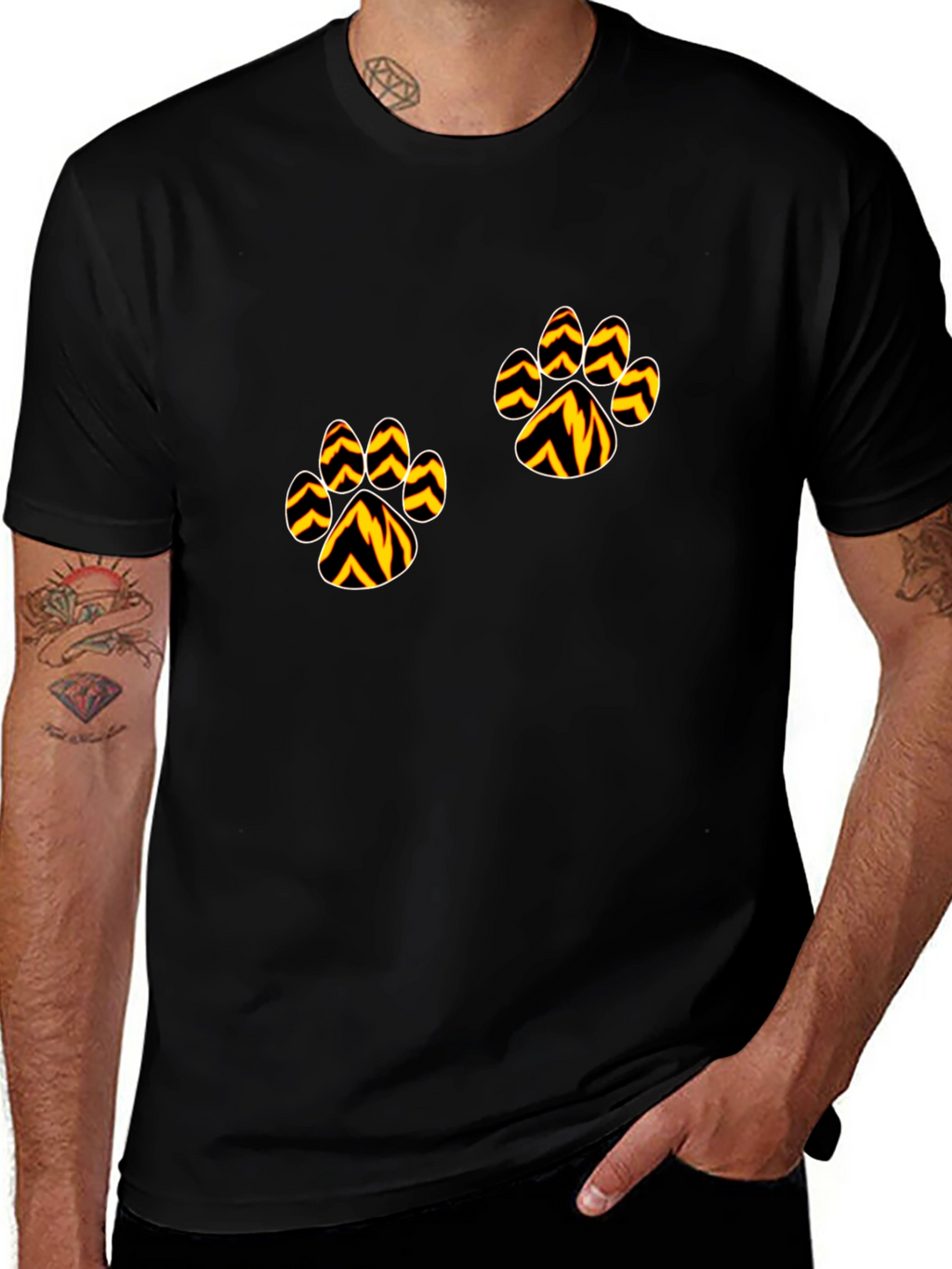 Tiger Paw Print T-Shirt