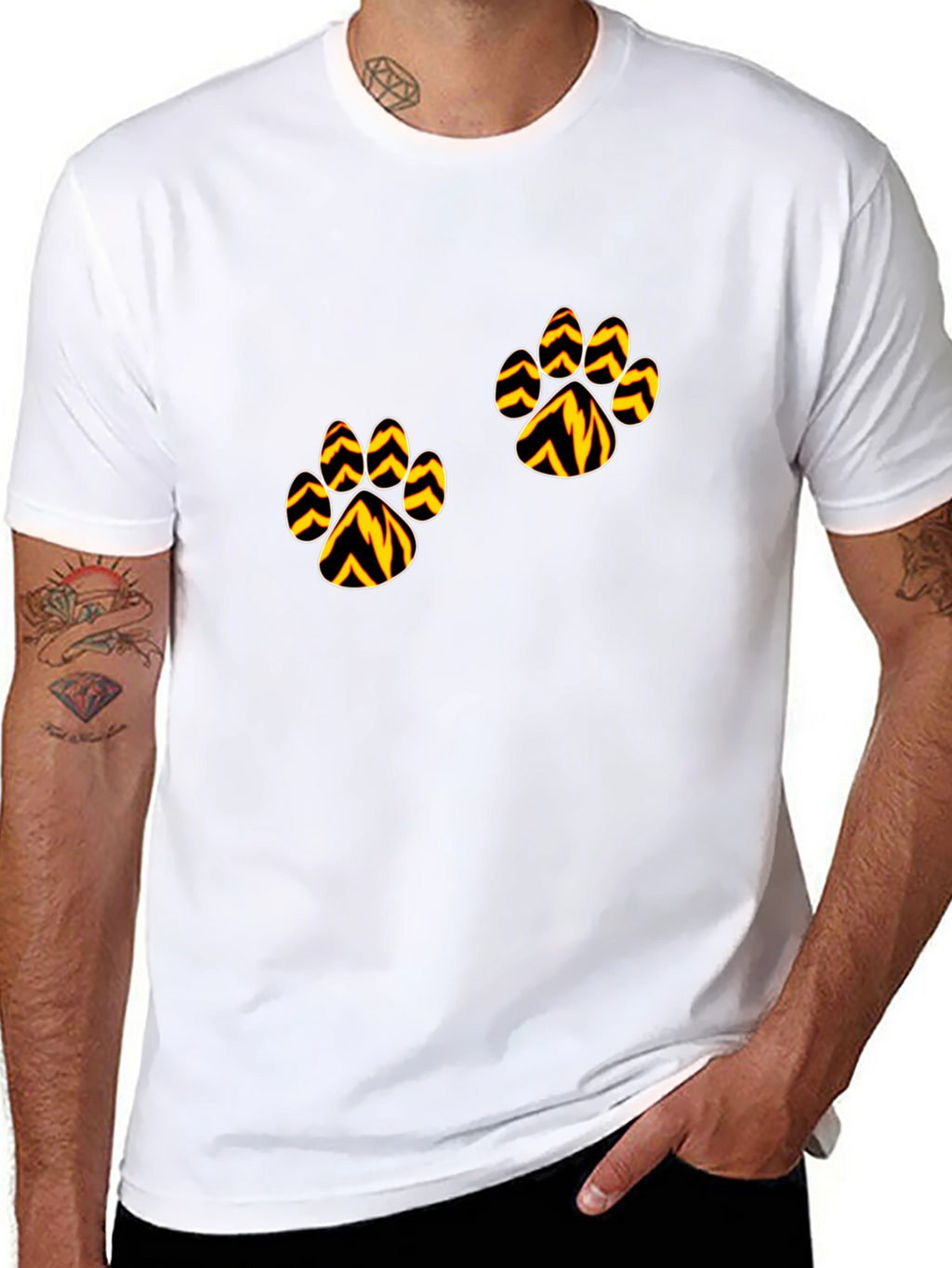 Tiger Paw Print T-Shirt