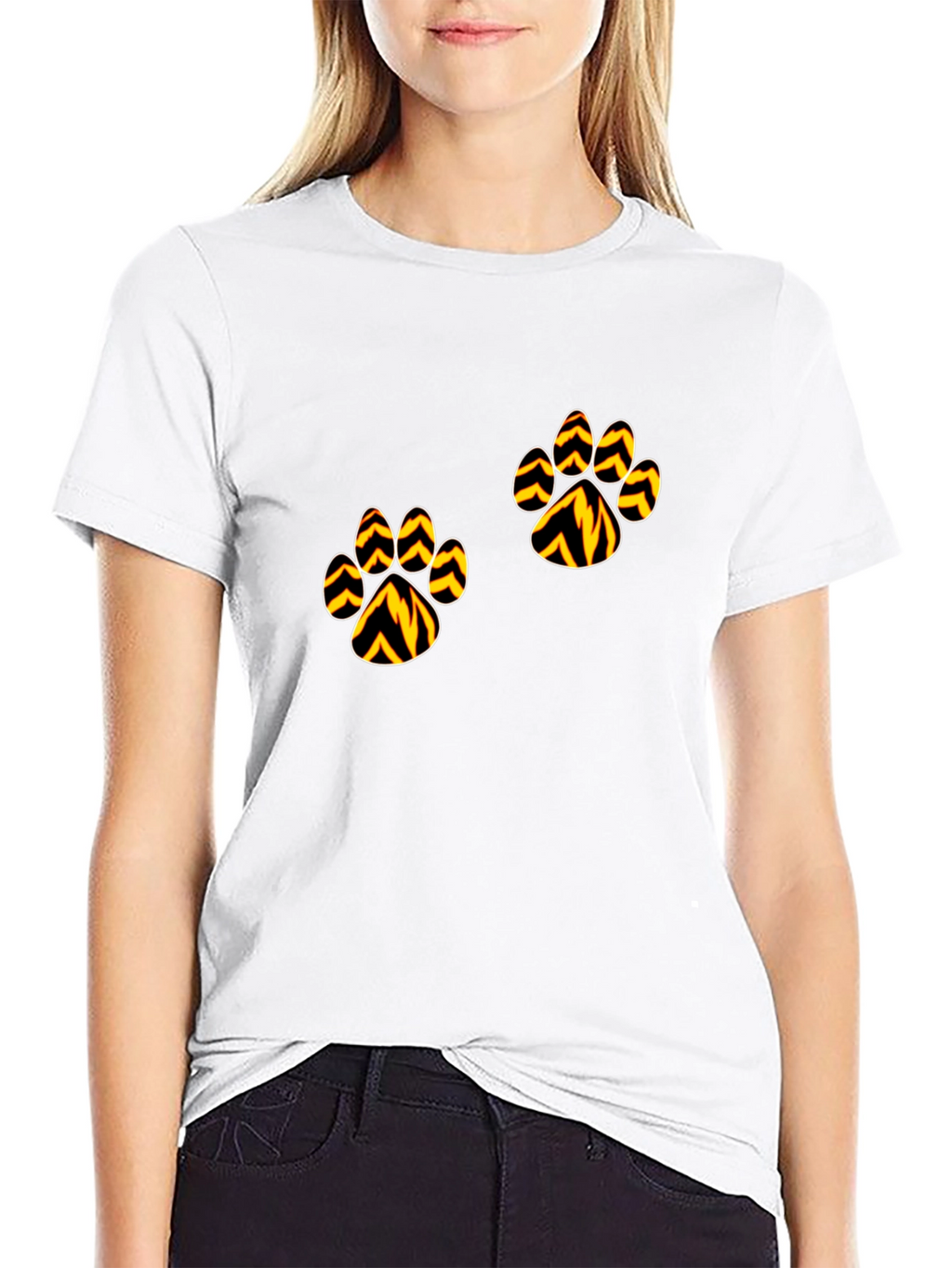 Tiger Paw Print T-Shirt