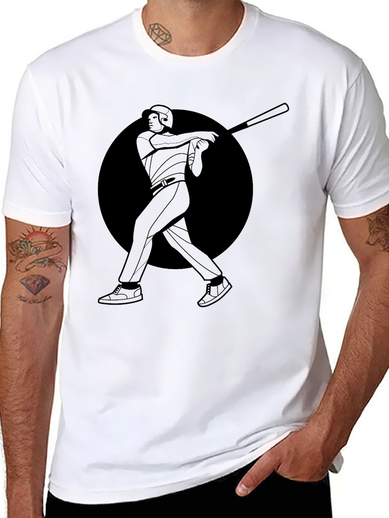 Batter Graphic Tee - Classic Baseball Style