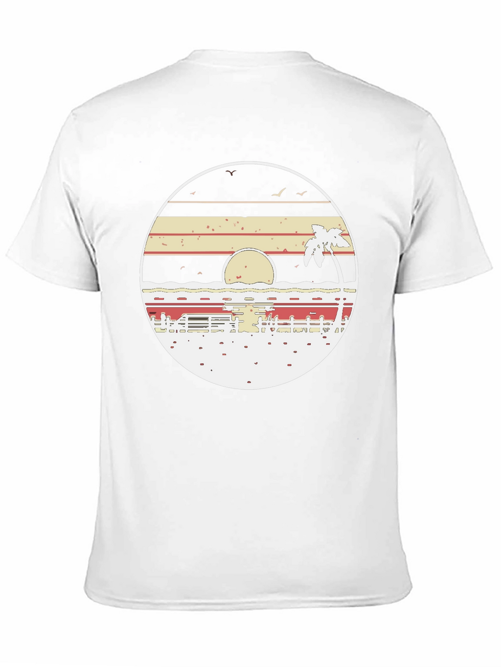 Retro Sunset Beach T-Shirt