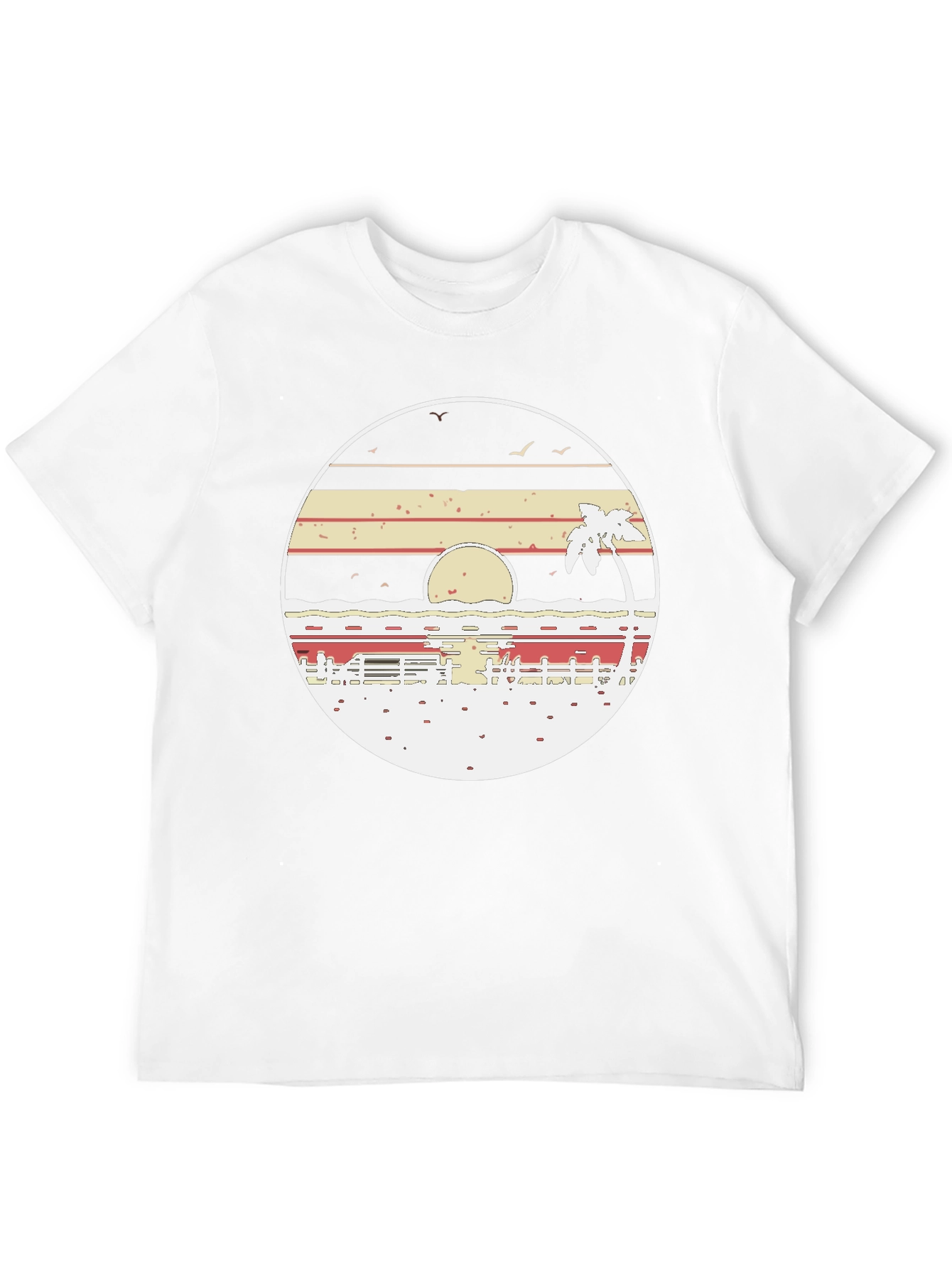 Retro Sunset Beach T-Shirt