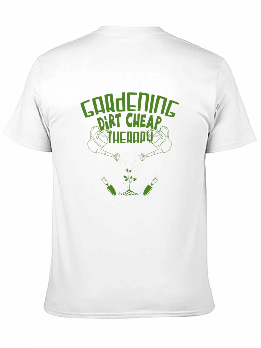 Gardening Dirt Cheap Therapy Black T-Shirt