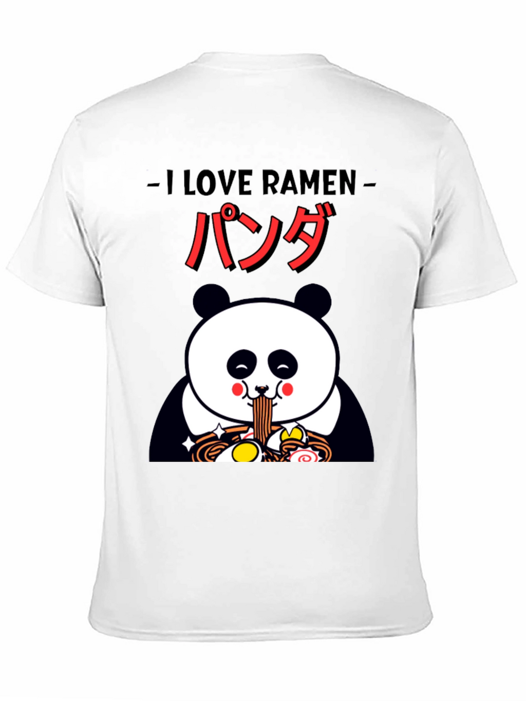 I Love Ramen Panda Graphic Tee