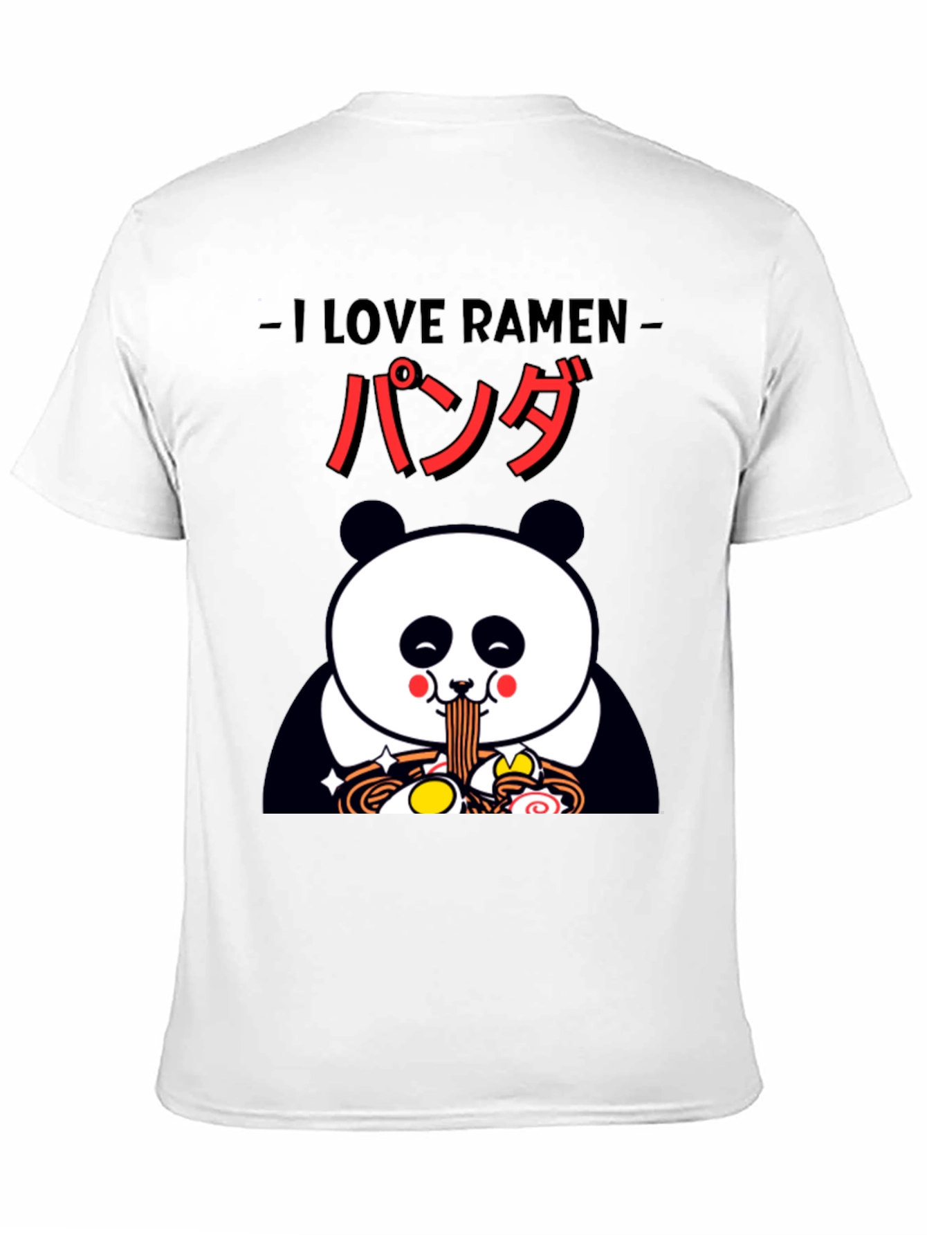 I Love Ramen Panda Graphic Tee