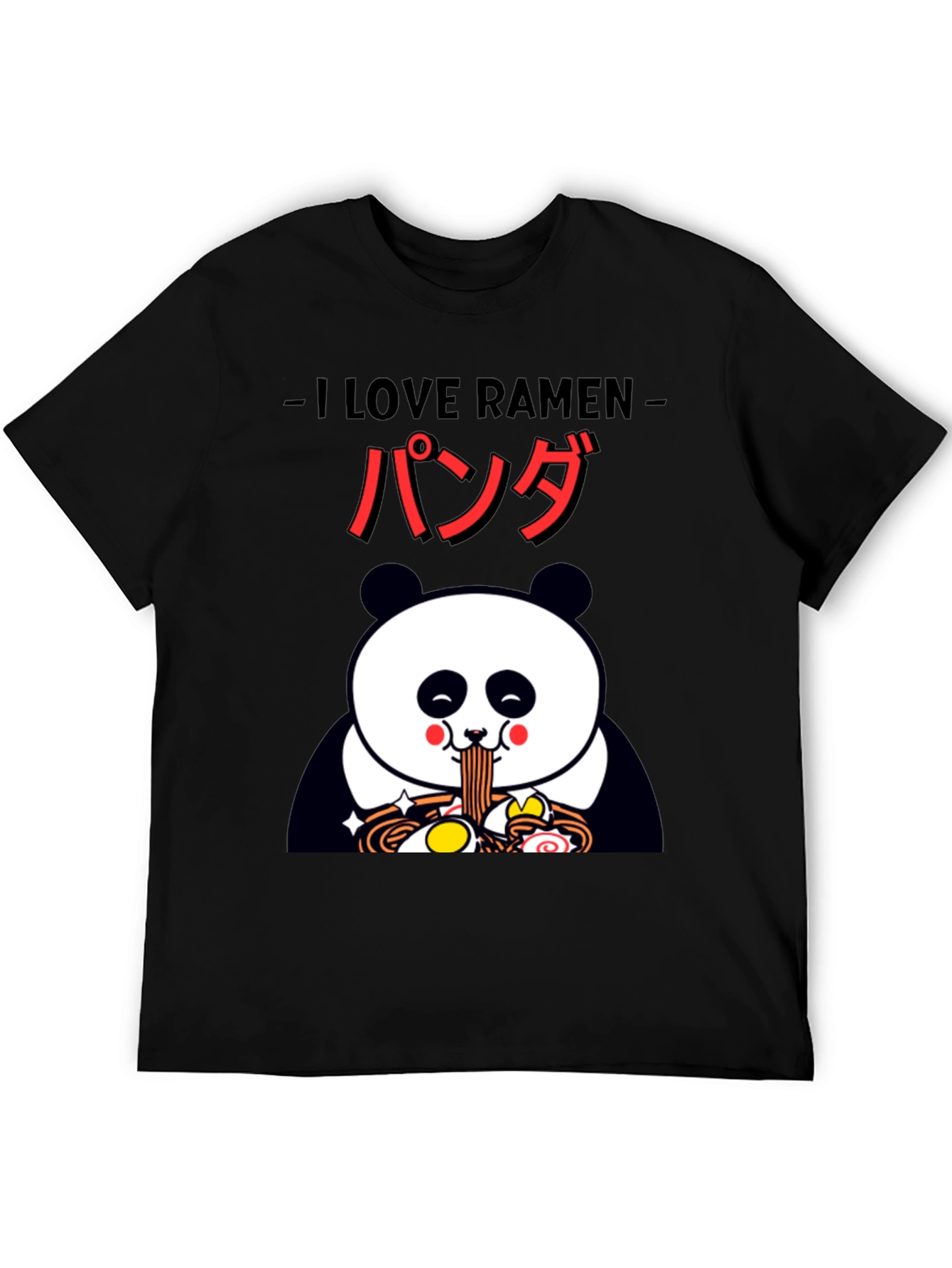 I Love Ramen Panda Graphic Tee