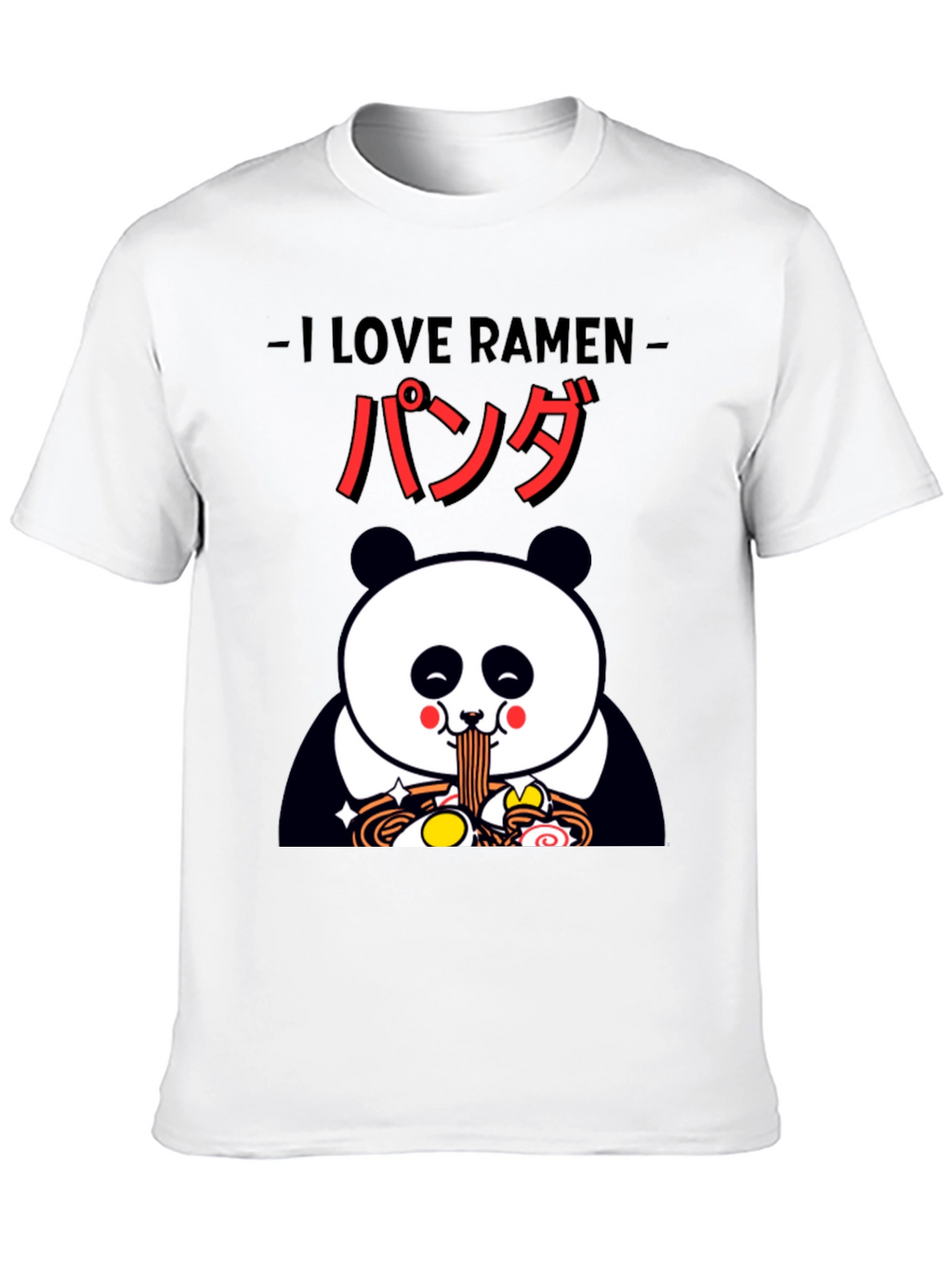 I Love Ramen Panda Graphic Tee