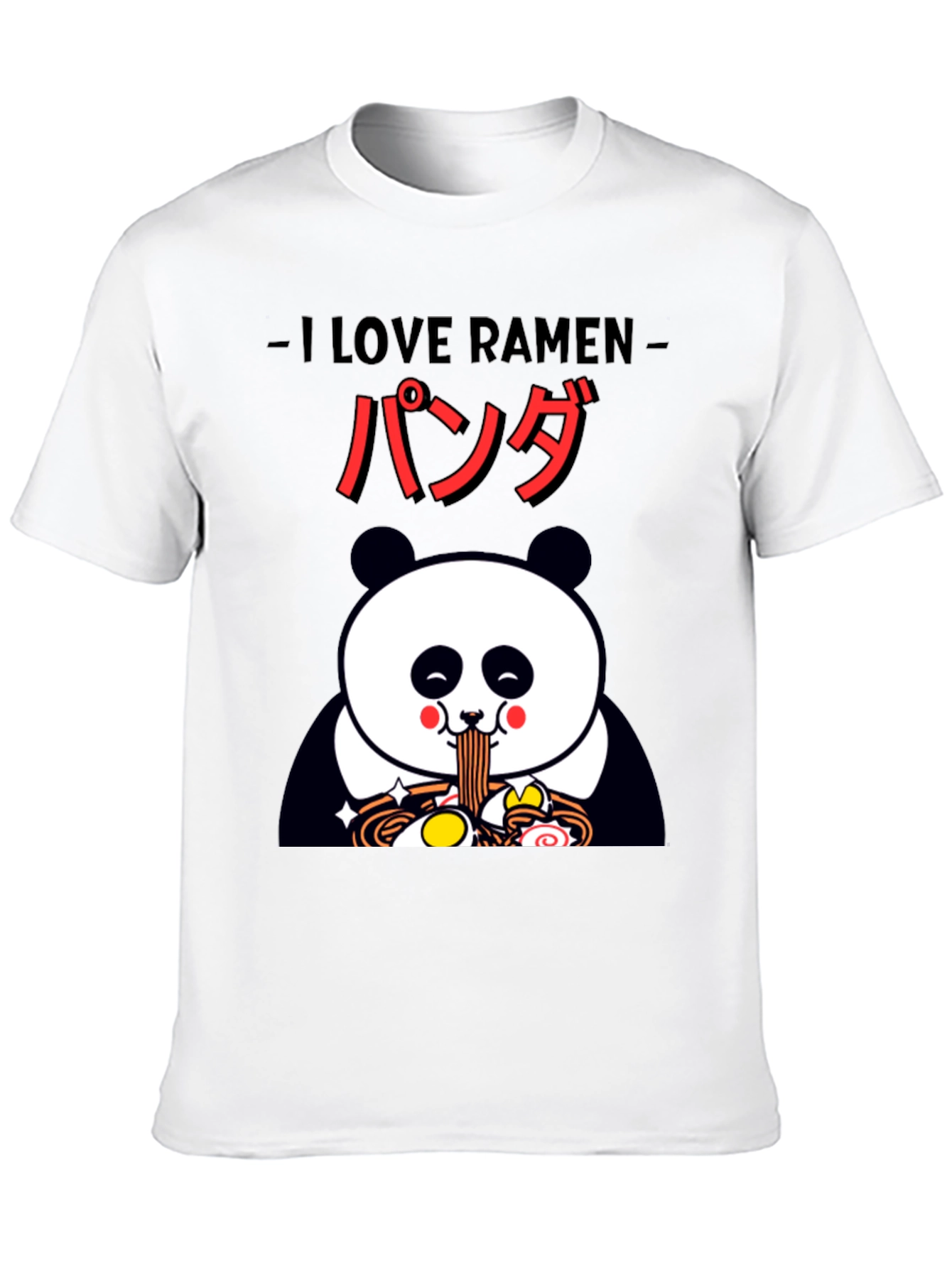 I Love Ramen Panda Graphic Tee