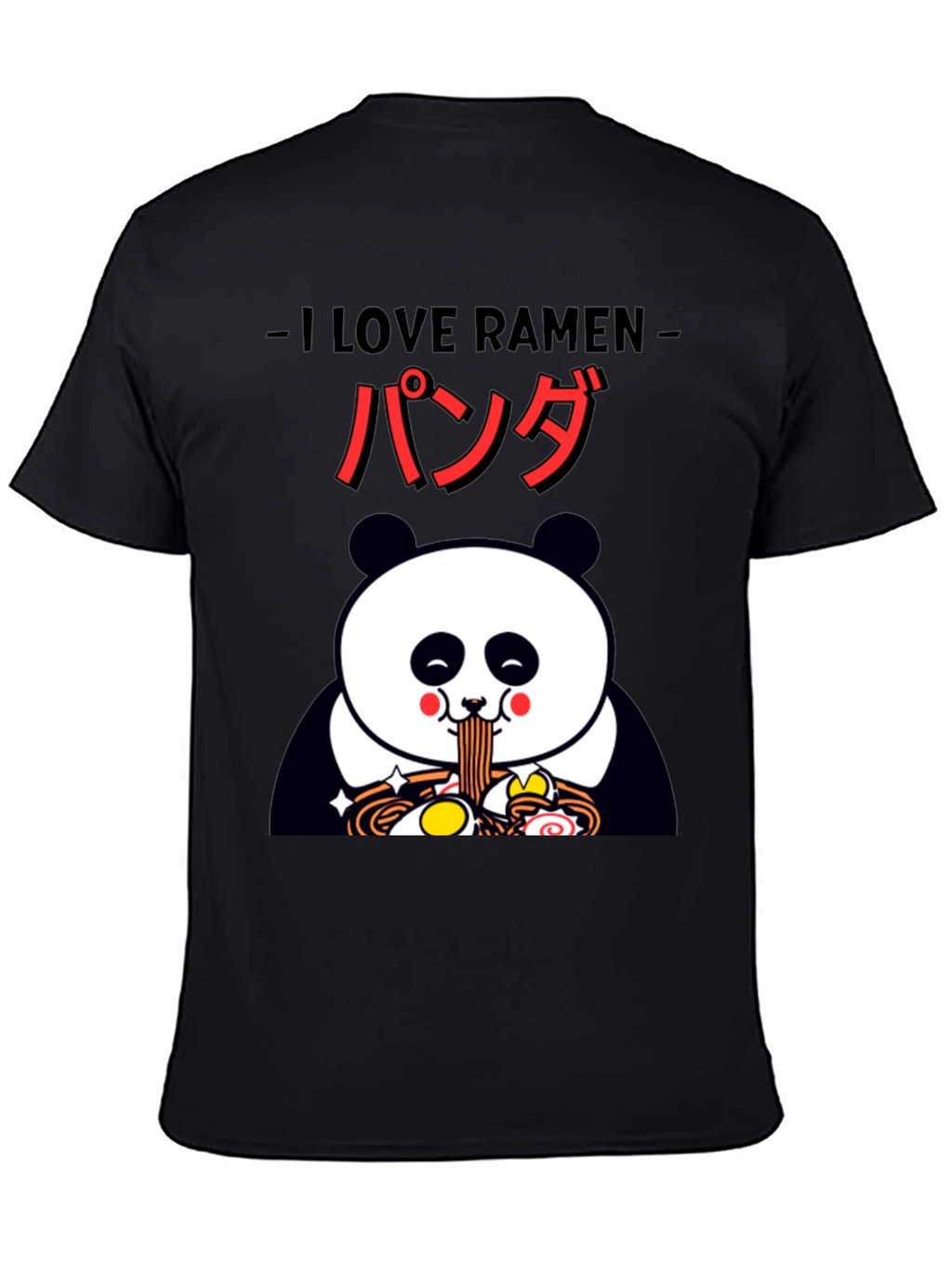 I Love Ramen Panda Graphic Tee