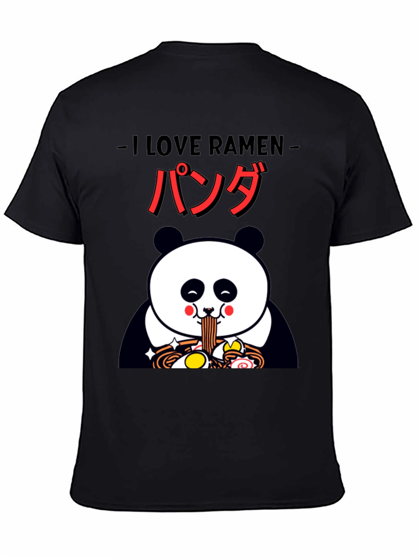 I Love Ramen Panda Graphic Tee