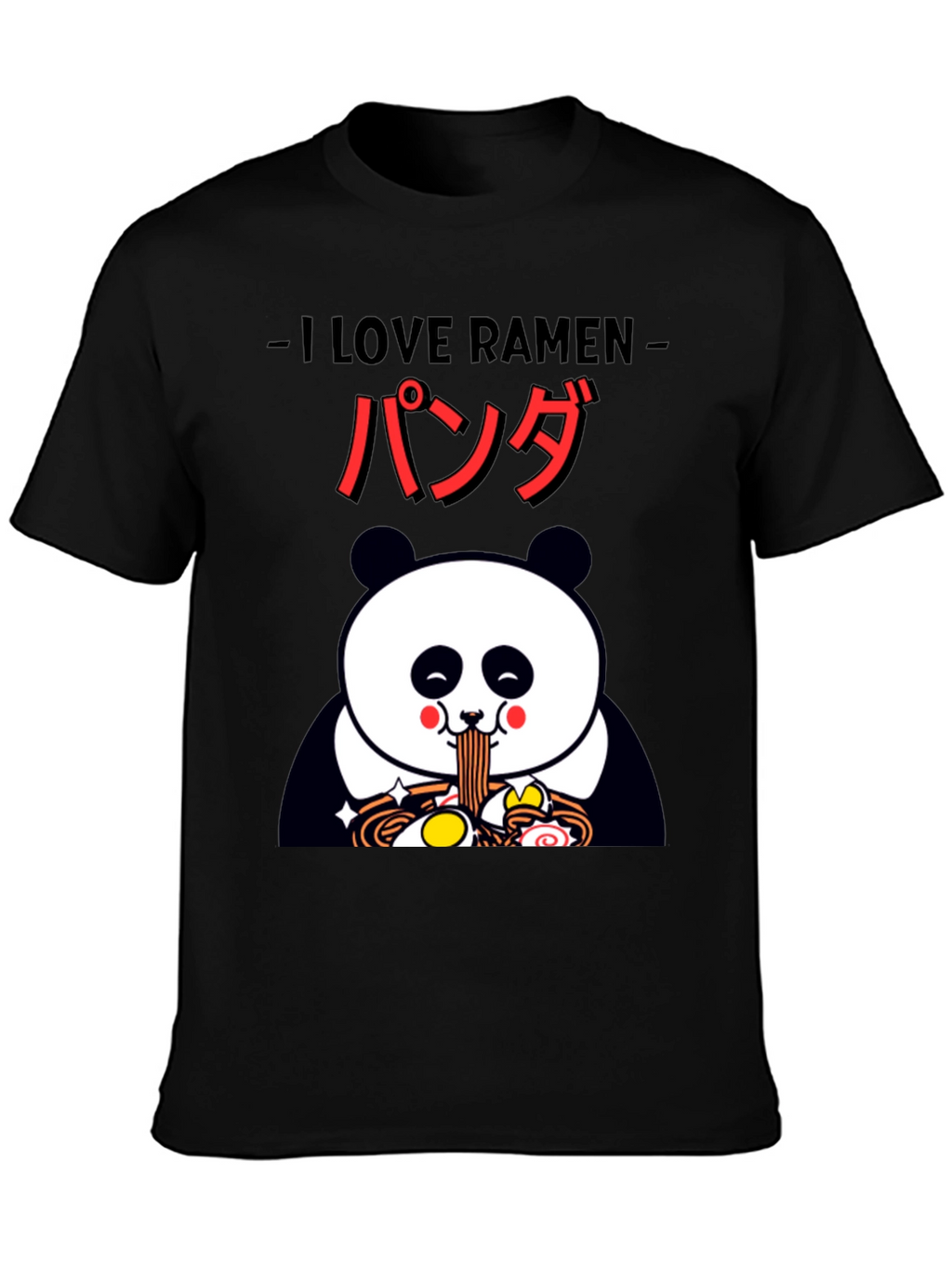 I Love Ramen Panda Graphic Tee