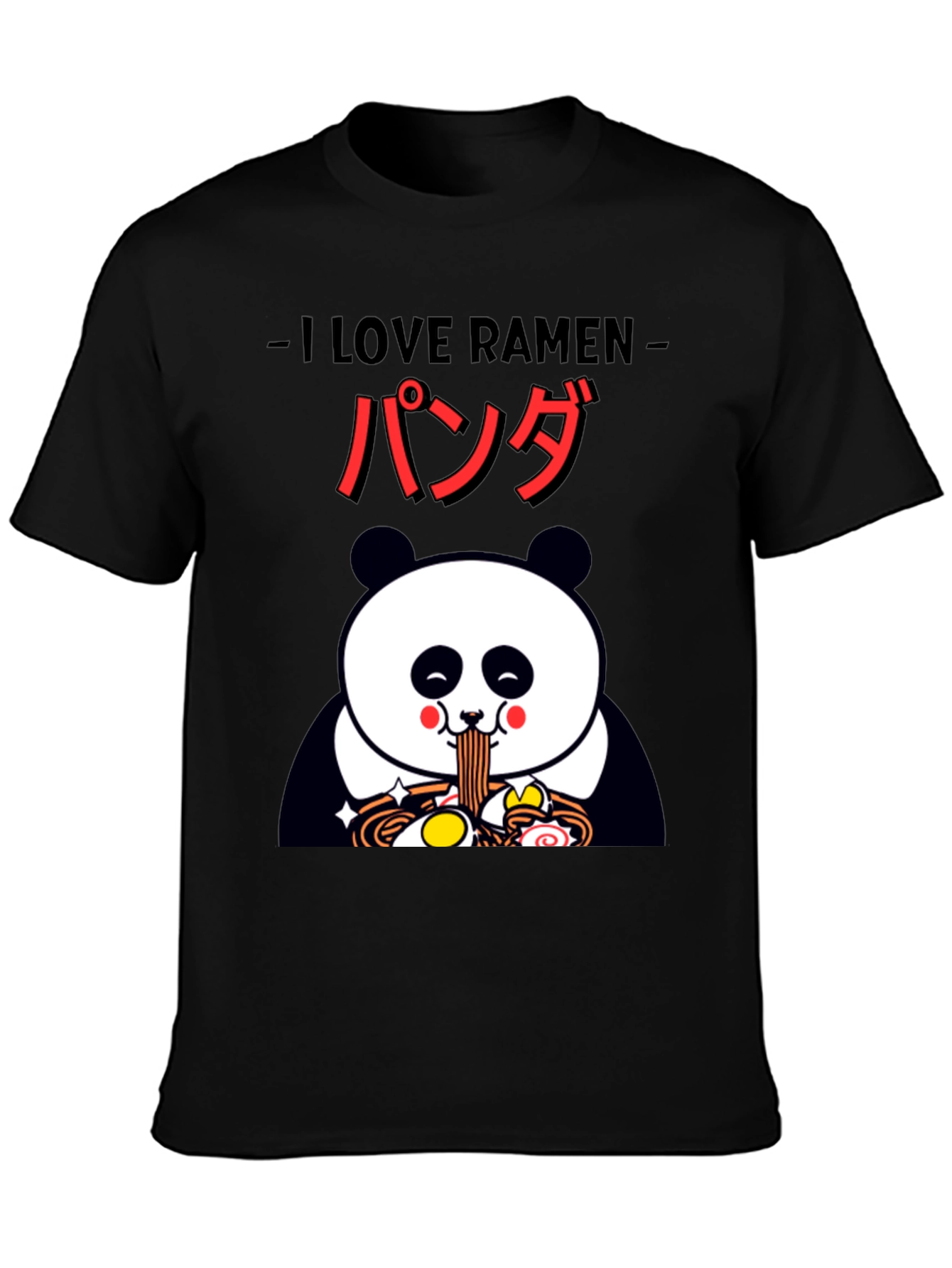 I Love Ramen Panda Graphic Tee