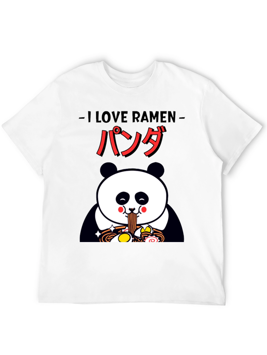 I Love Ramen Panda Graphic Tee