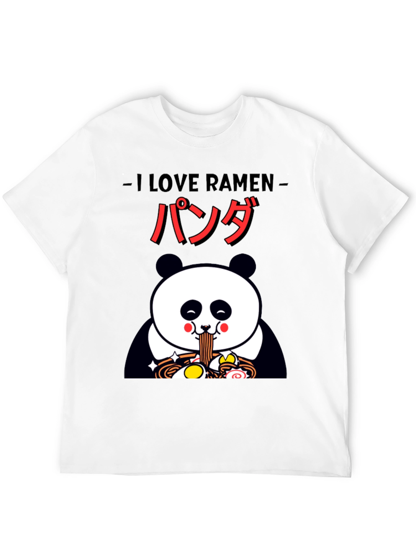 I Love Ramen Panda Graphic Tee