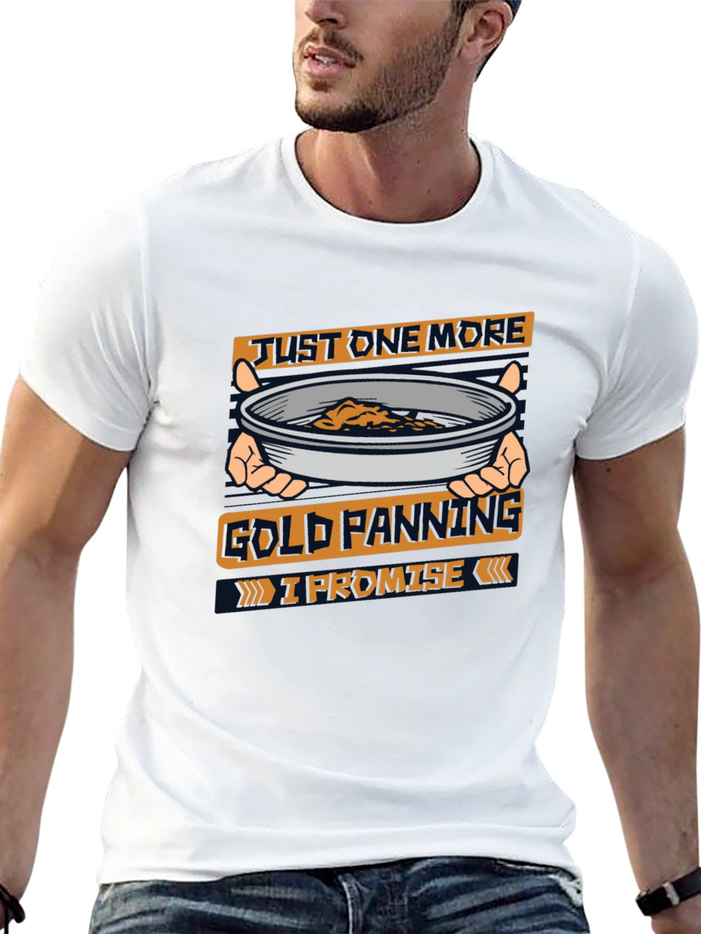 Just One More Gold Panning T-Shirt