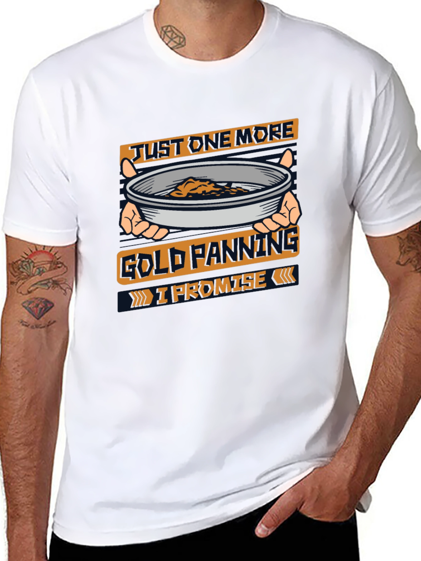 Just One More Gold Panning T-Shirt