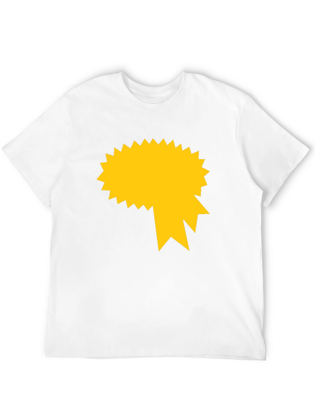 Graphic Tee - Black with Gold Starburst