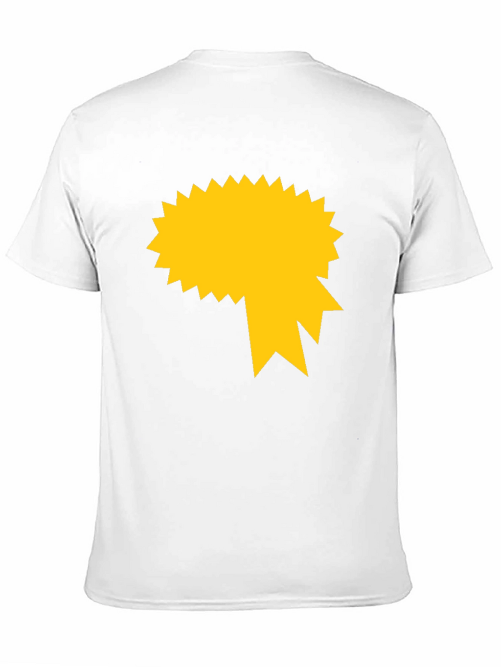 Graphic Tee - Black with Gold Starburst