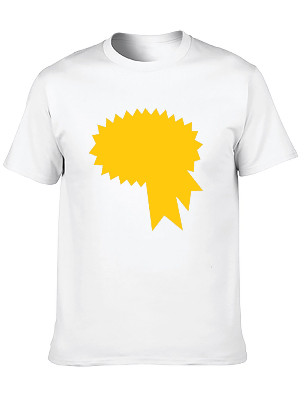 Graphic Tee - Black with Gold Starburst