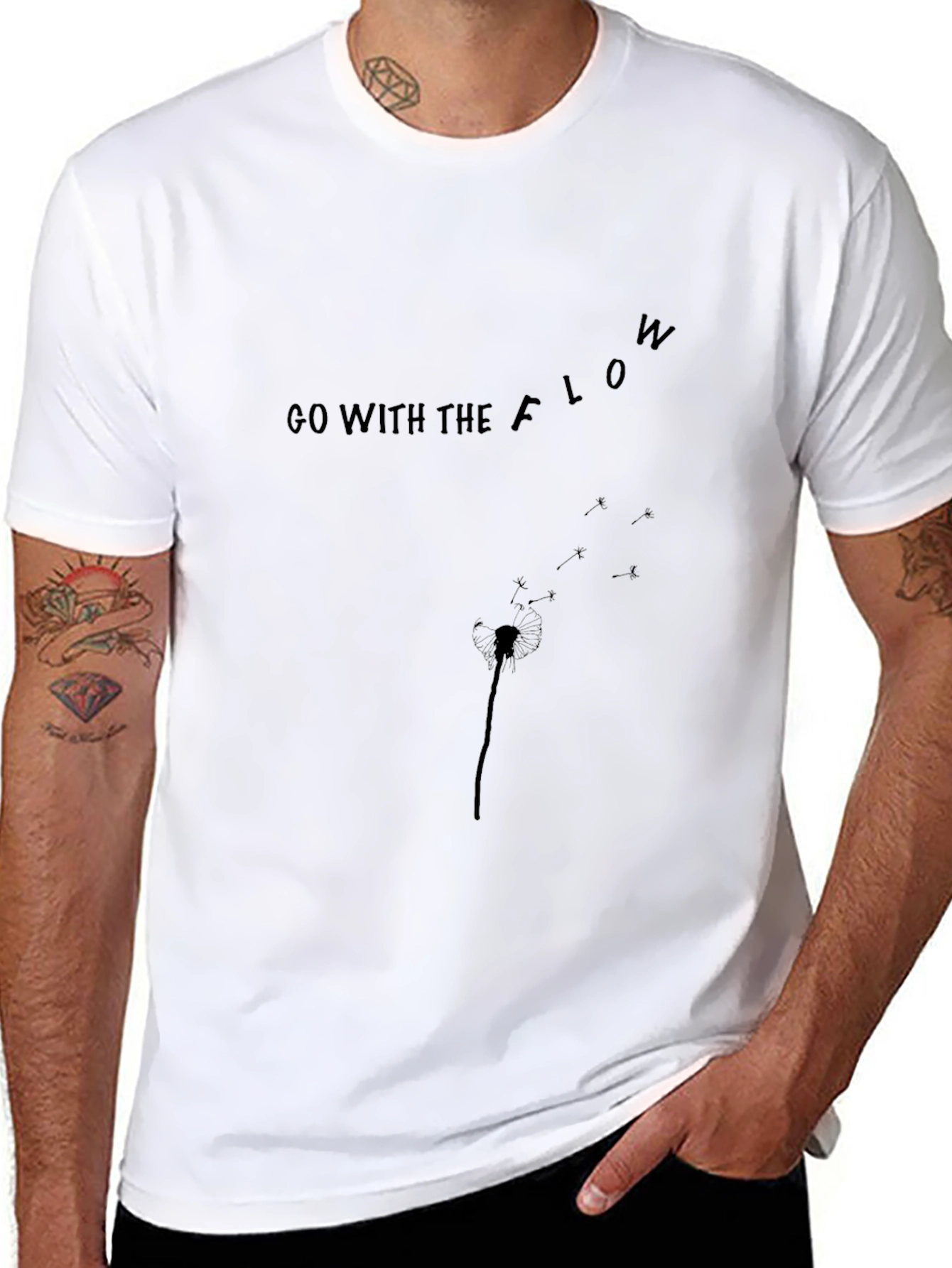 Go With The Flow Graphic T-Shirt