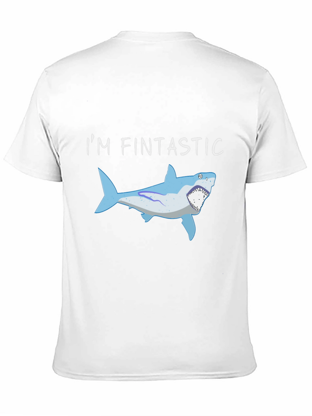 Fintastic Shark Graphic Black T-Shirt