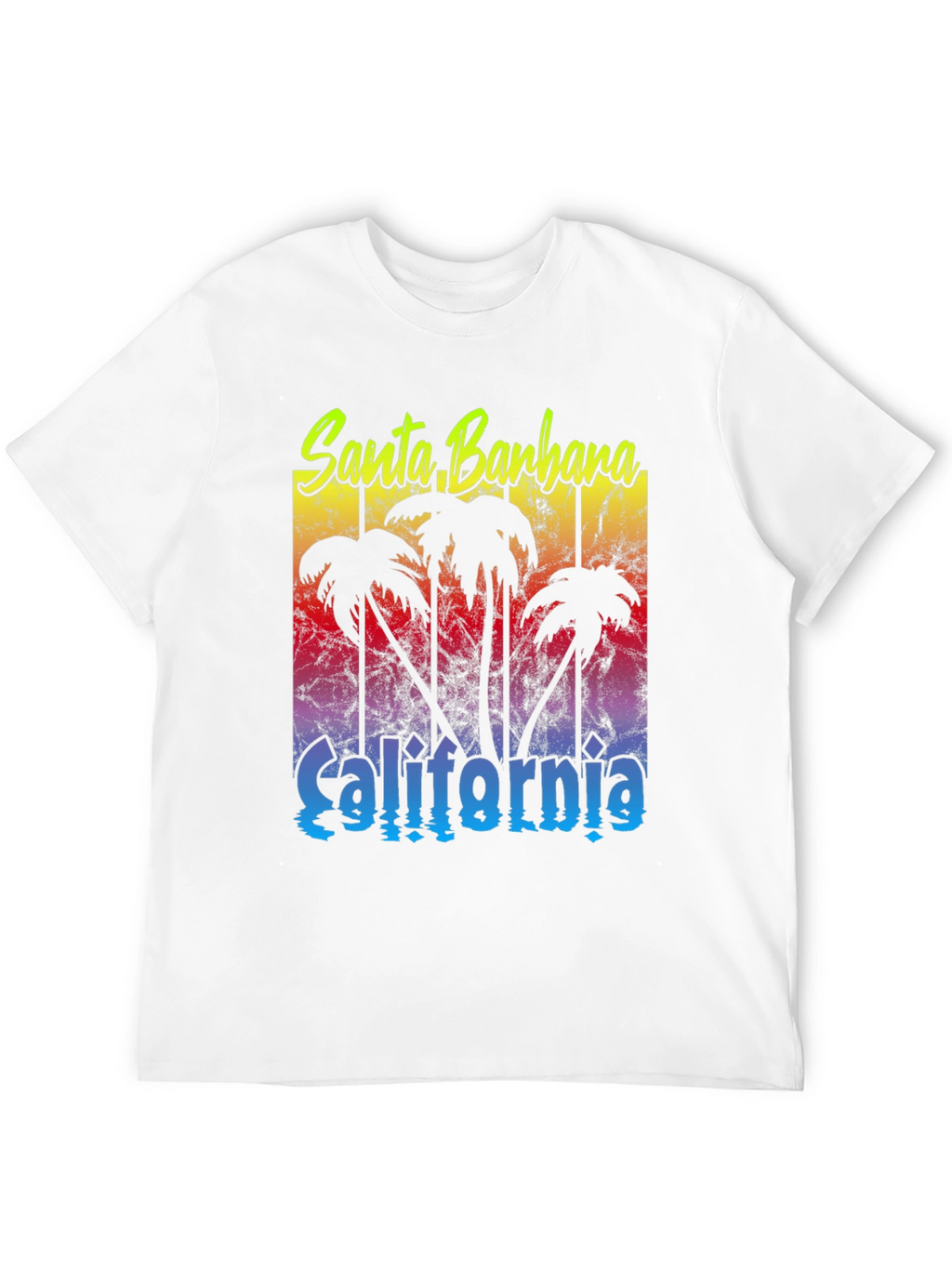 Santa Barbara California Palm Tee
