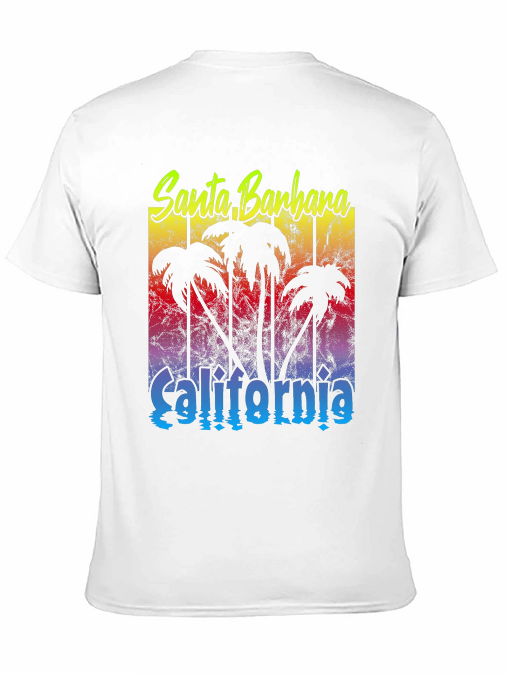 Santa Barbara California Palm Tee