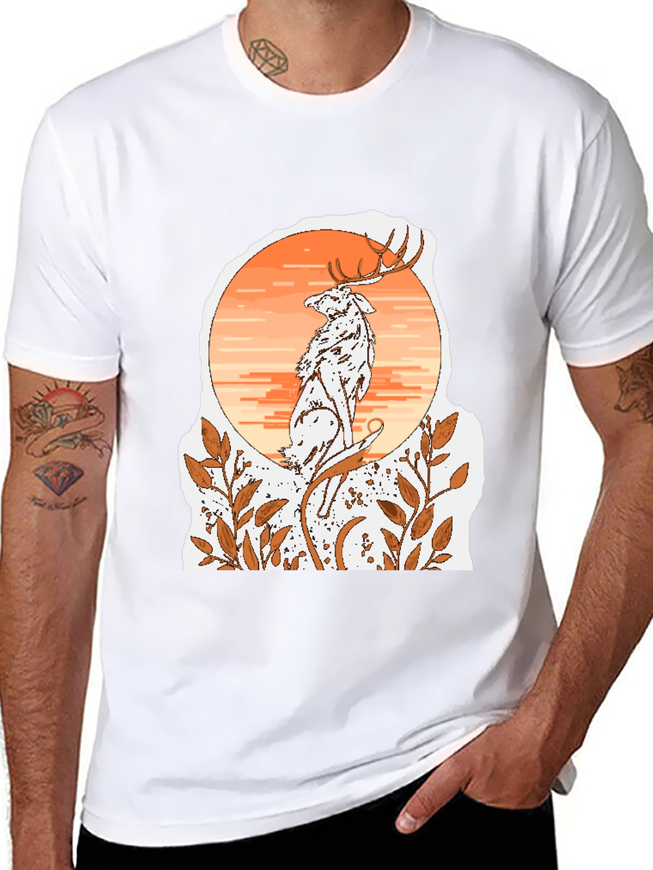 Deer & Wolf Graphic Tee